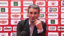 Conférence de presse Le Mans FC - Châteauroux : Denis ZANKO (LEMANS) - Didier THOLOT (LBC) - saison 2012/2013
