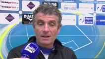 Conférence de presse Tours FC - Dijon FCO : Bernard BLAQUART (TOURS) - Olivier DALL'OGLIO (DFCO) - saison 2012/2013