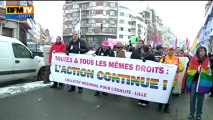 Mariage homo : des milliers de manifestants dans toute la France
