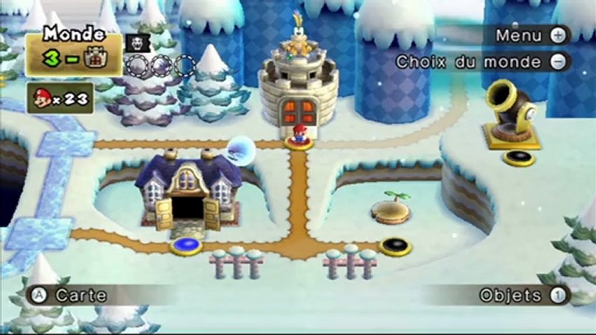 New Super Mario Bros. Wii - Monde 3 : Niveau 3-Tour - Vidéo Dailymotion