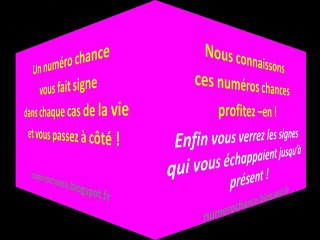 LES NUMÉROS CHANCES SONT INDISPENSABLE A VOTRE SERENITE