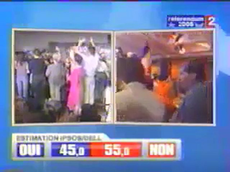 Traité de Lisbonne 01 Résultats du référendum de 2005