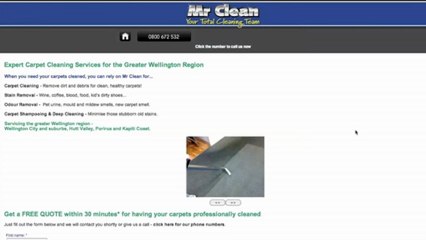 Cleaning services in Wellington