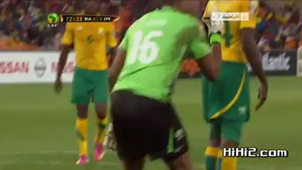 الملخص الكامل لمباراة جنوب افريقيا والراس الاخضر