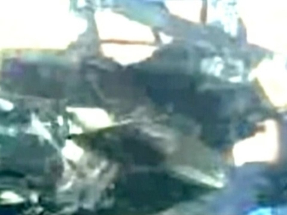 Amateur video shows aftermath of convoy attack in Algeria