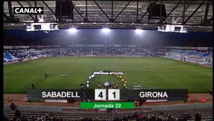Liga Adelante  Sabadell 4  Girona  1