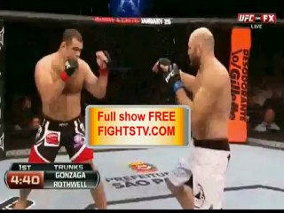 GABRIEL GONZAGA VS BEN ROTHWELL FIGHT VIDEO