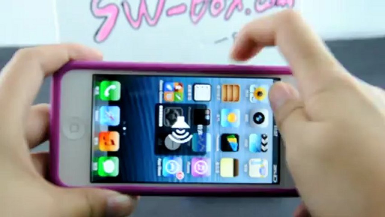 Smooth Chromed Rubberized Hard Case for iPhone 5-Purple