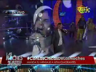 Konan canta en las Noches del Fútbol