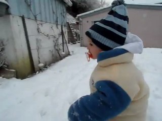 premiere neige pour  jules