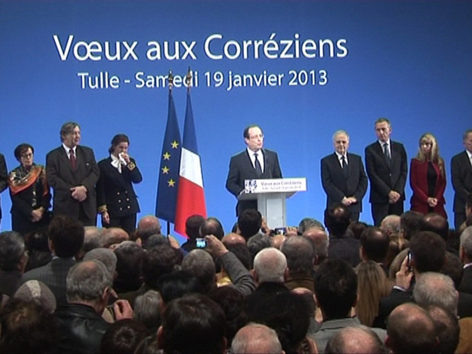 TULLE VOEUX DE F. HOLLANDE AUX CORRÉZIENS 2013