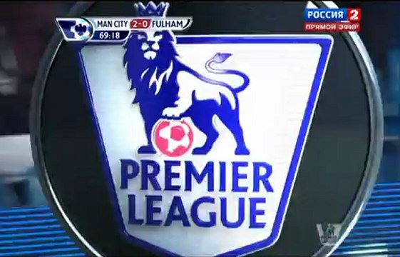Футбол. Чемпионат Англии. 23 тур. Манчестер Сити-Фулхэм. 2 тайм (19.01.2013)