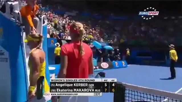 Australian Open 2013 Angelique Kerber vsEkaterina Makarova 20-01-2013