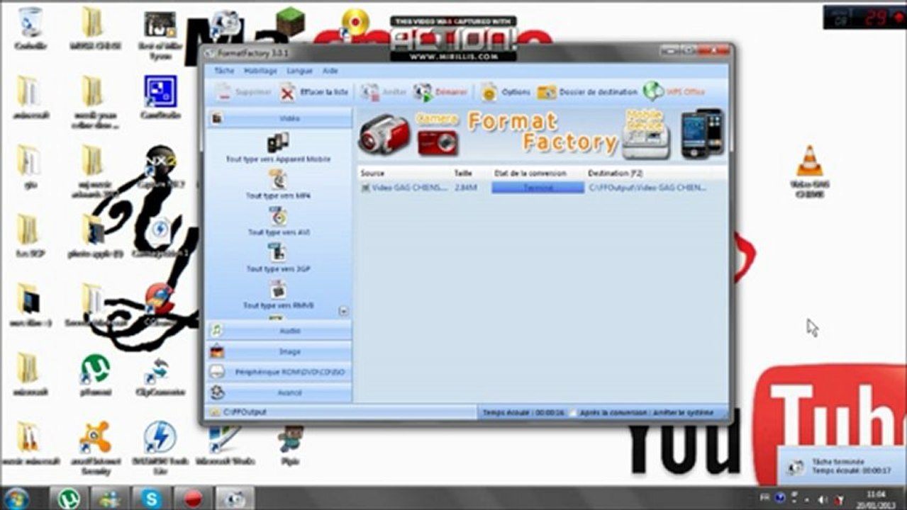 (TUTO) Comment décompresser une vidéo avec FormatFactory
