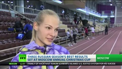 Darya Klishina Дарья Клишина 2013 1 Moscow Christmas Cup Jan 11th