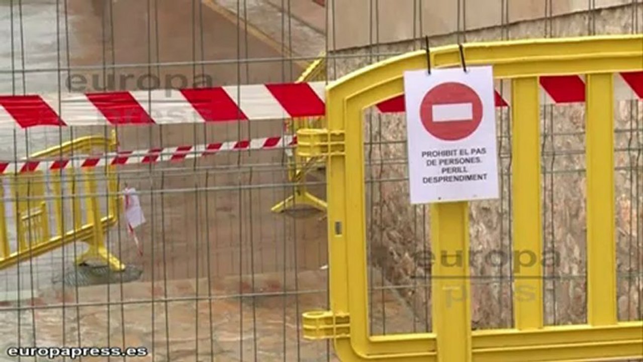 Las grietas parten Barberà de Conca en Tarragona