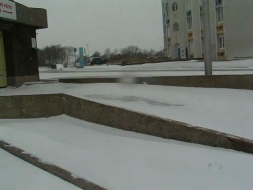 plage sous la neige 20 janvier 2013