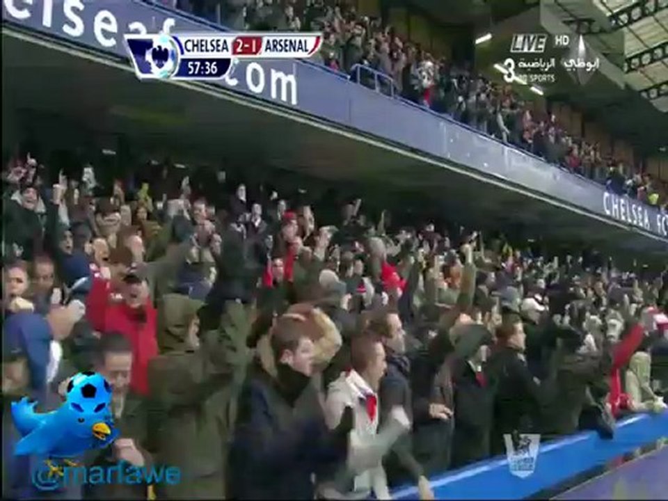 تشيلسي 2 : 1 ارسنال  . . والكوت د58