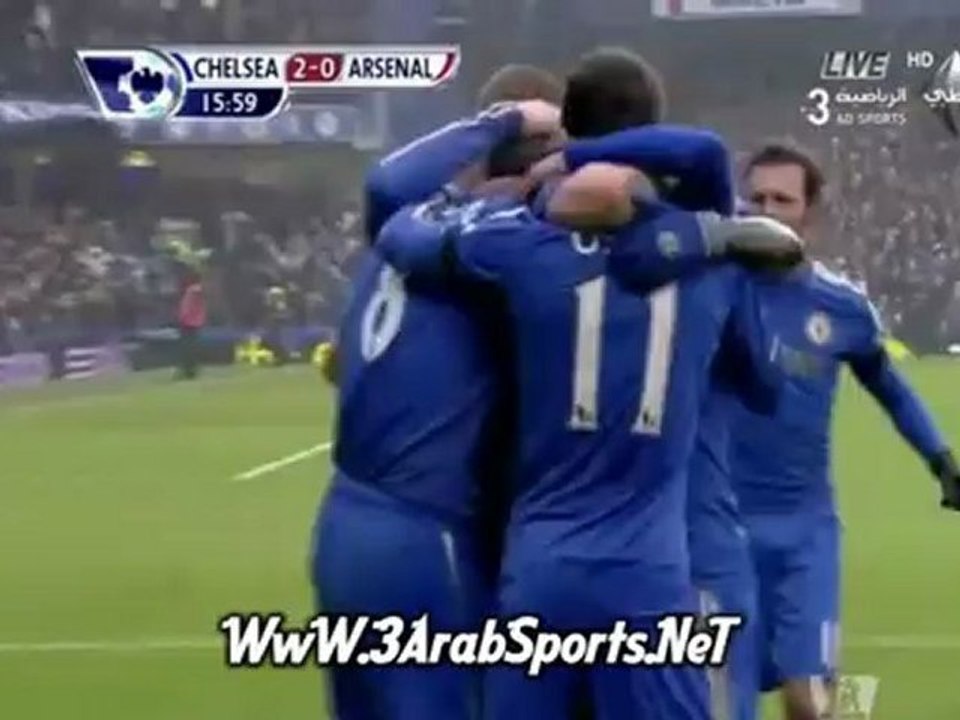اهداف ديربى لندن بين تشيلسى 2 - 1 آرسنال & تعليق فهد العتيبى
