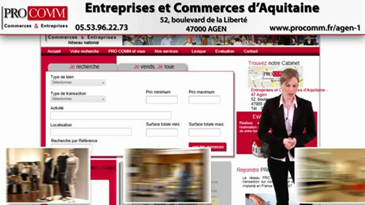 Vente murs commerciaux Agen