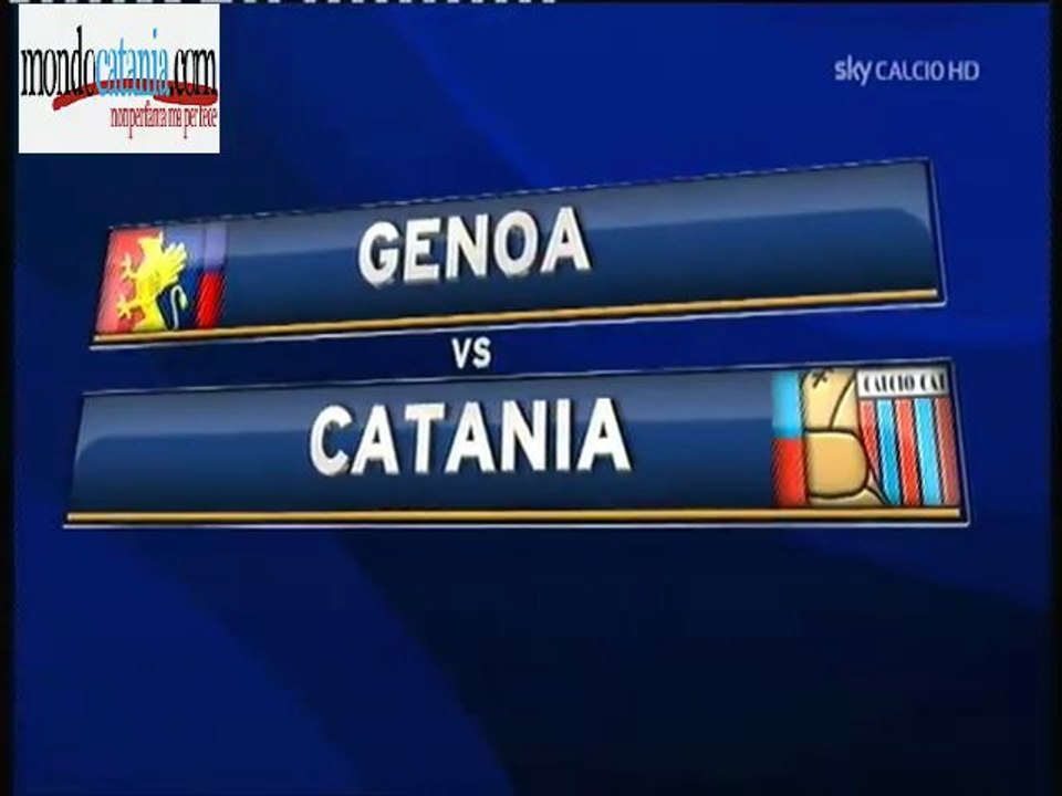 Hilights Genoa-Catania 0-2 ***20 gennaio 2013***
