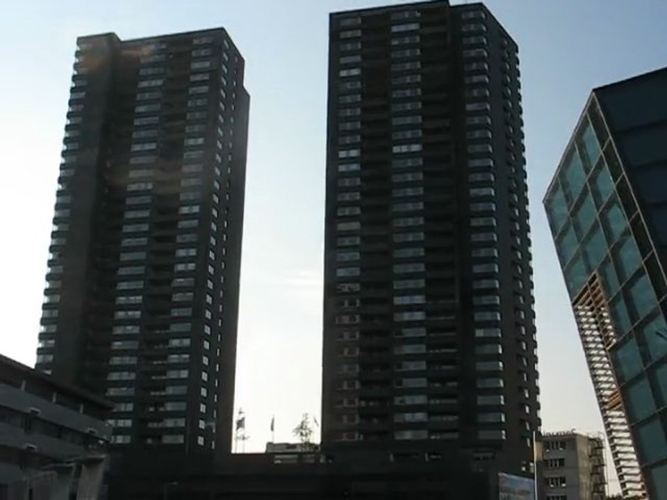 Rotterdam, Pays Bas : tours jumelles