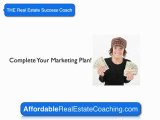 Real Estate Coach |  Marketing Plan   |  Real Estate Success Coaching