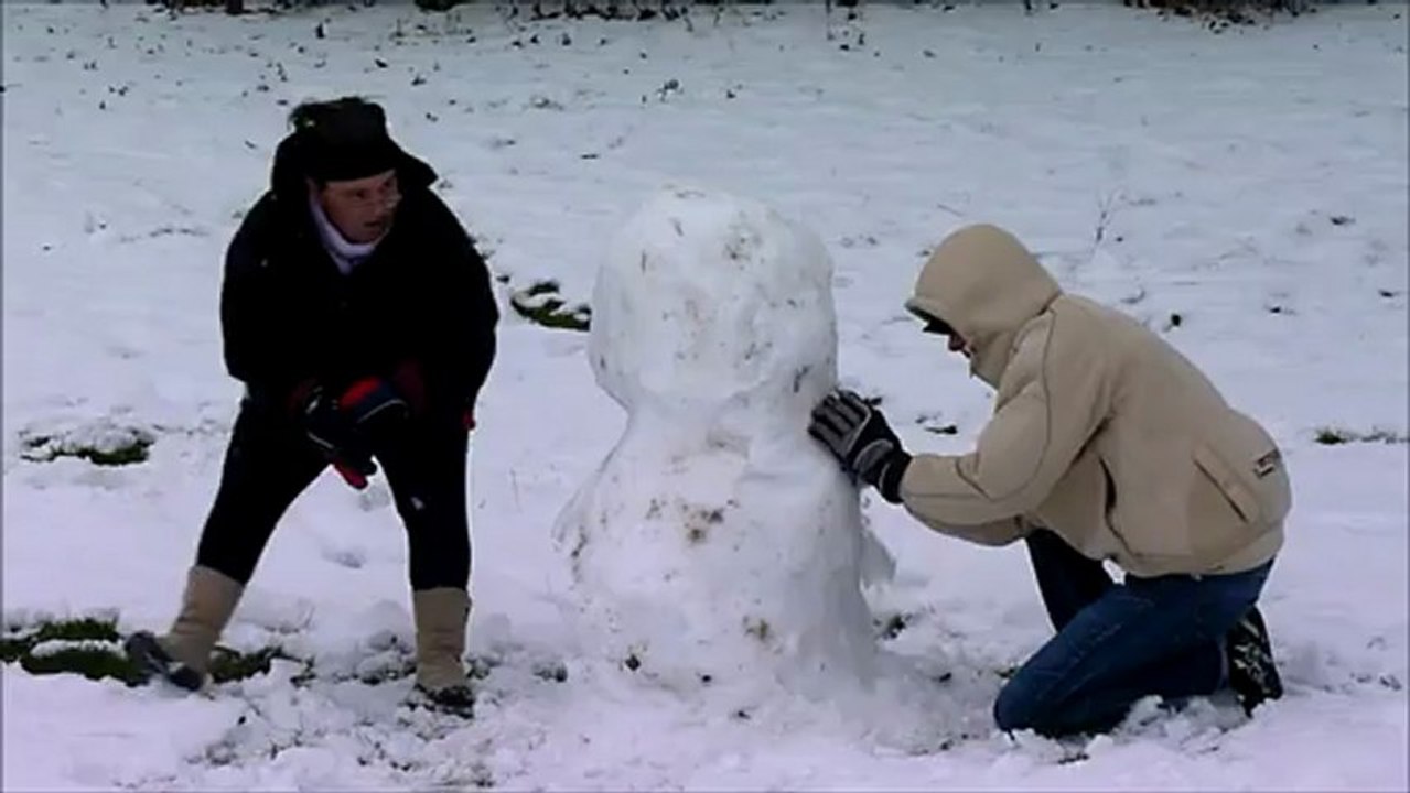 LE BONHOMME DE NEIGE DE VALERIE ET LUDOVIC 2013