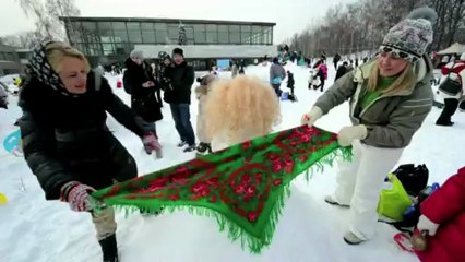 Concours du meilleur Bonhomme de neige à Moscou