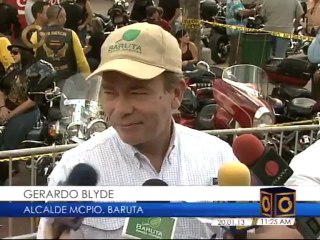 Alcaldía de Baruta realizó misa para bendición de motorizados