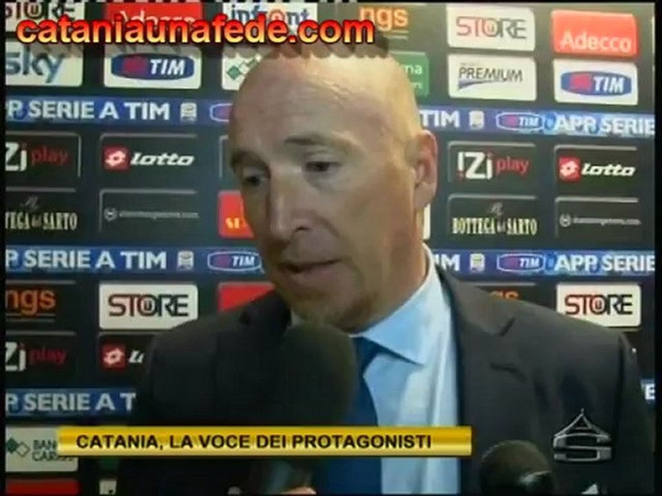 Capuano e Maran dopo Genoa-Catania