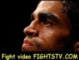 Thiago Tavares prepares to enter the Octagon before his lightweight fight against Khabib Nurmagomedov at the UFC on FX