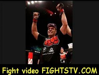 Gabriel Gonzaga reacts after defeating Ben Rothwell in their heavyweight fight at the UFC on FX