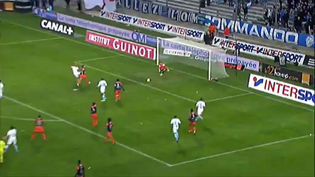 But André AYEW (14ème) - Olympique de Marseille - Montpellier Hérault SC (3-2) - saison 2012/2013
