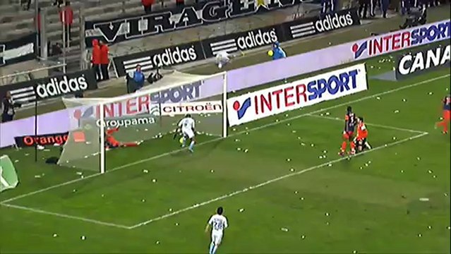 But Jordan AYEW (79ème) - Olympique de Marseille - Montpellier Hérault SC (3-2) - saison 2012/2013