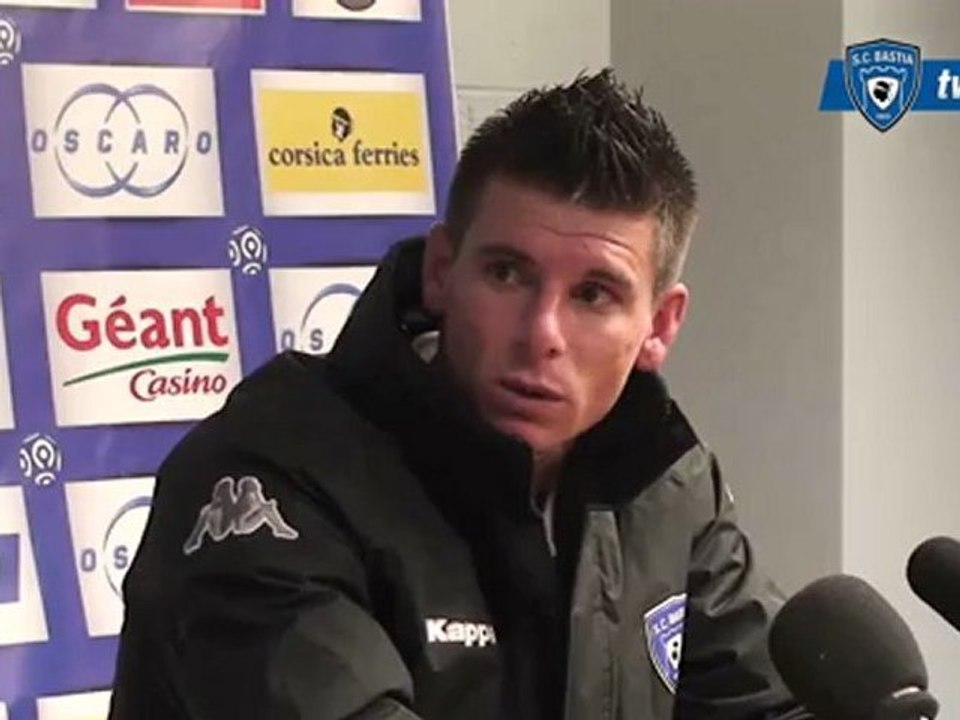 L1 / 2012-13 : Bastia 0-2 Rennes : Réaction de J. Choplin