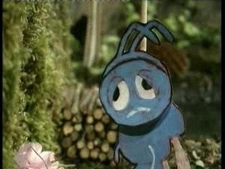 La cigale bleue et la fourmi verte