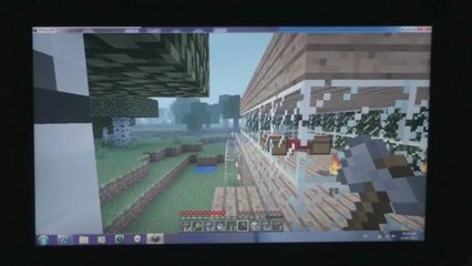 Minecraft Walk-through Chapter 23, with zombies and skeletons and creepers