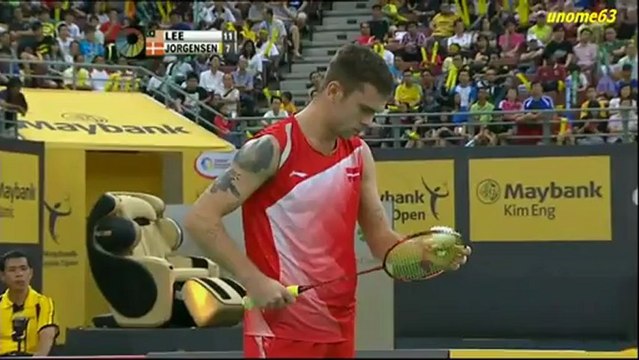 MAYBANK Malaysia Open 2013 ~ MSSF ~ L.C.Wei[MAS vsJorgensen[DEN] ~ Part 1