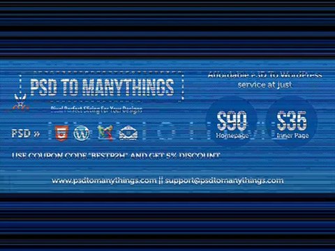 PSD To HTML | PSD To XHTML - PSD To Manythings