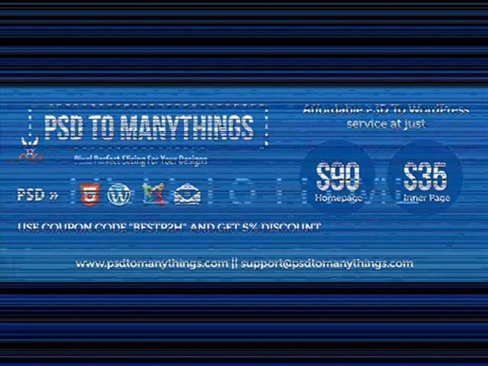 PSD To HTML | PSD To XHTML - PSD To Manythings