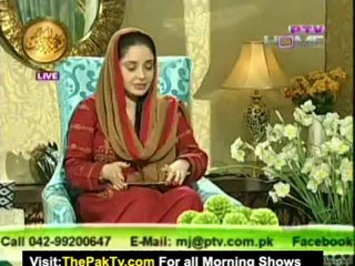 Morning With Juggan By PTV Home - 21th January 2013 - Part 3