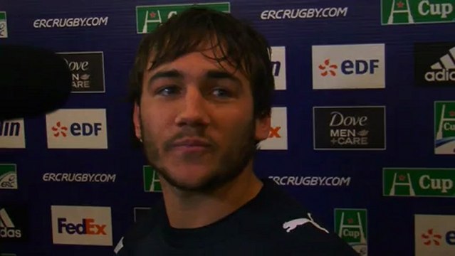 Benoit Paillaugue après Montpellier Hérault Rugby - Toulon HCUP : 19/01/2013