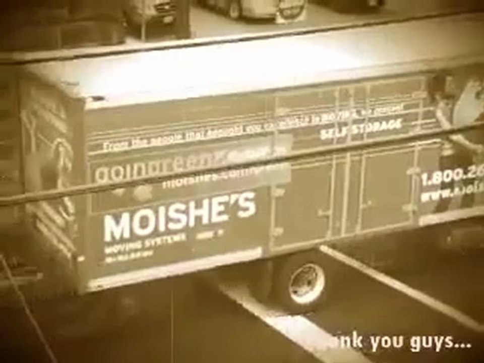 Moving with Moishe's Moving Company On A Rainy Day