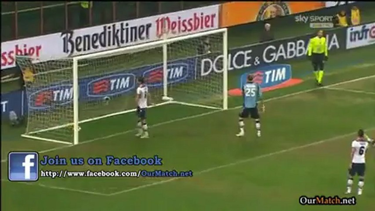 Le doublé en copier-coller de Giampaolo Pazzini lors d'AC Milan-Bologne