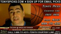 Memphis Grizzlies versus Indiana Pacers Pick Prediction NBA Pro Basketball Odds Preview 1-21-2013