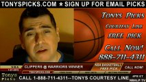 Golden St Warriors versus LA Clippers Pick Prediction NBA Pro Basketball Odds Preview 1-21-2013