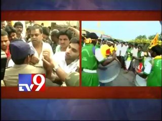 Lagadapati opposes Chandrababu's padayathra in Krishna district