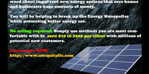UBEQUITY LLC - LEARN MORE ABOUT OUR ENERGY CONVERSION OPPORTUNITIES
