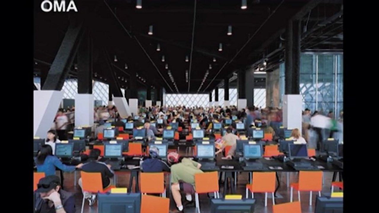 Rem Koolhaas et Clément Blanchet à Centrale Paris